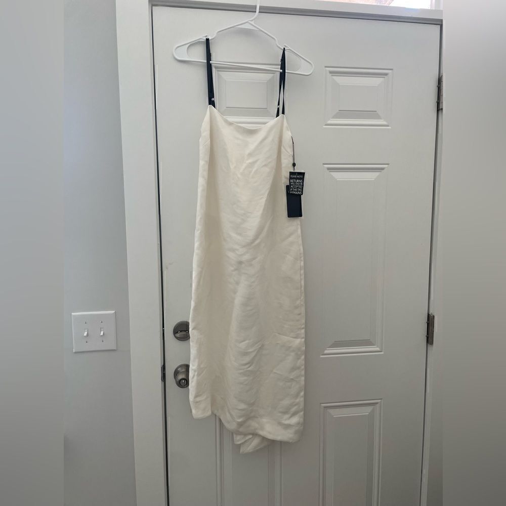 Bassike CREPE LAYERING SLIP DRESS - Picture 2 of 6